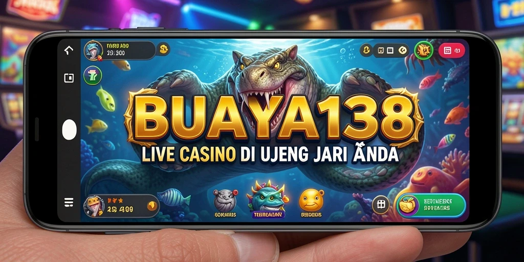 Tampilan gameplay menarik dari BUAYA138 dalam sesi Live Casino.