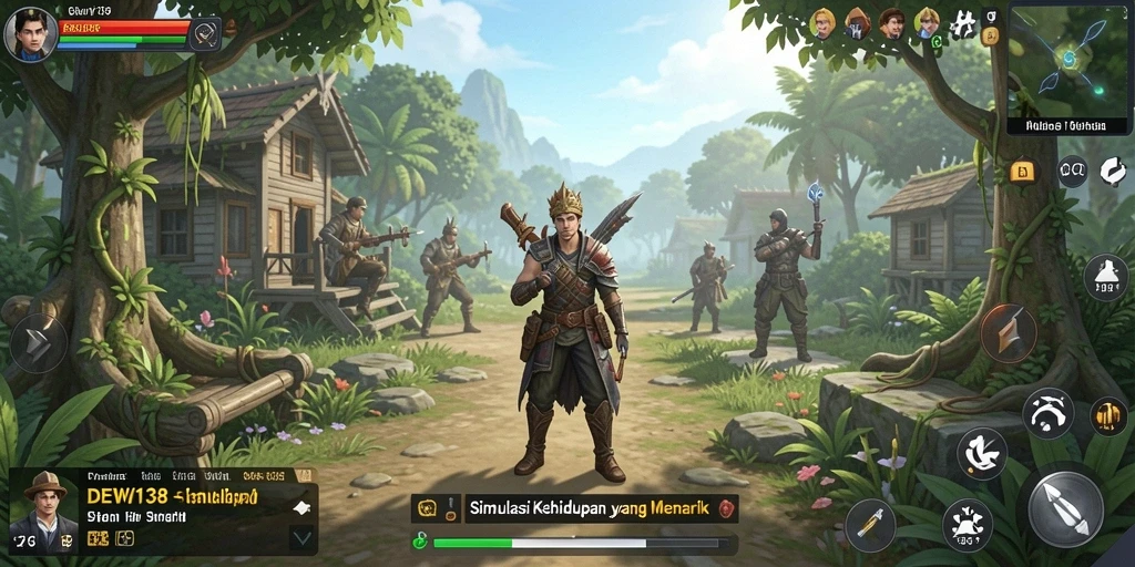 Tampilan gameplay DEWI138 yang kaya dengan grafik menarik.