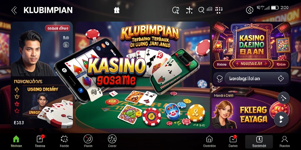 Tampilan gameplay Kasino yang menawan dan menarik.