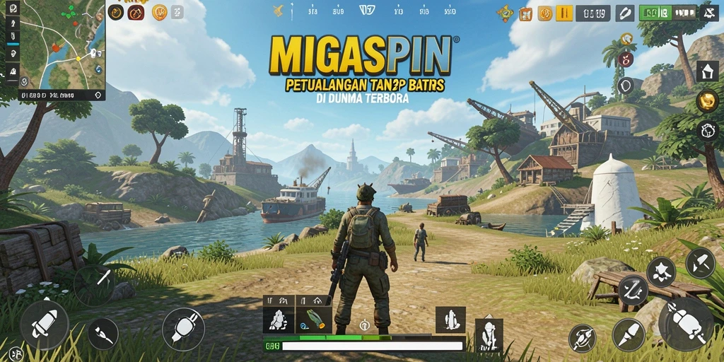 Tampilkan tampilan menakjubkan dari gameplay Open World.