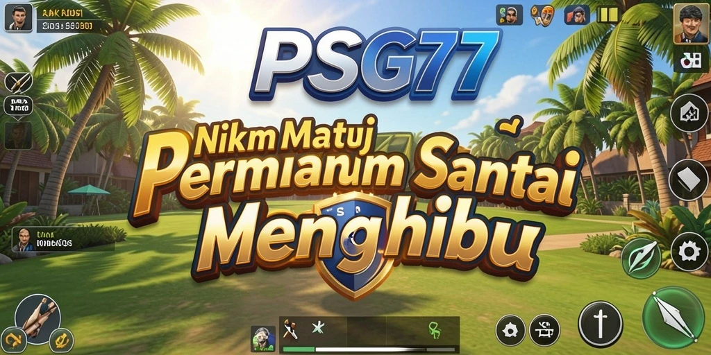 Tampilan gameplay seru dan menenangkan dalam PSG77.