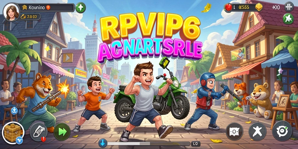 Tampilan gameplay RPVIP6 yang menarik dengan aksi seru.