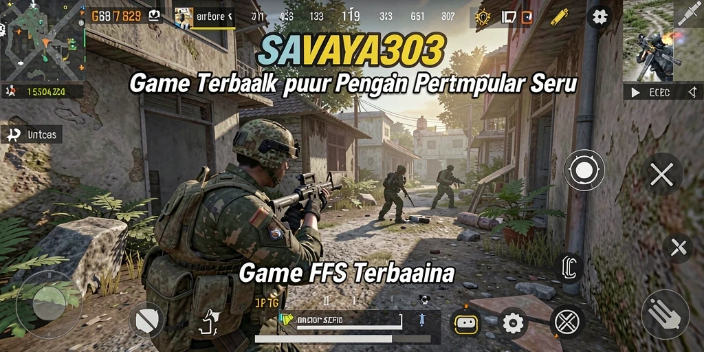 Tangkapan layar SAVAYA303 menampilkan aksi menegangkan dalam pertempuran FPS.