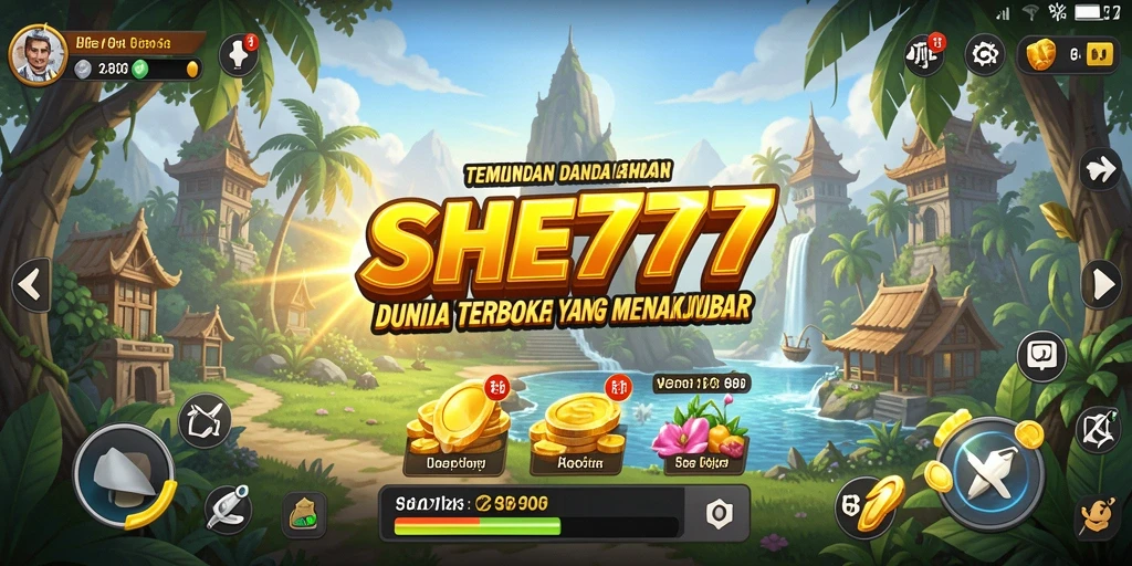 Gameplay SHE777 menunjukkan eksplorasi dunia terbuka yang menakjubkan.