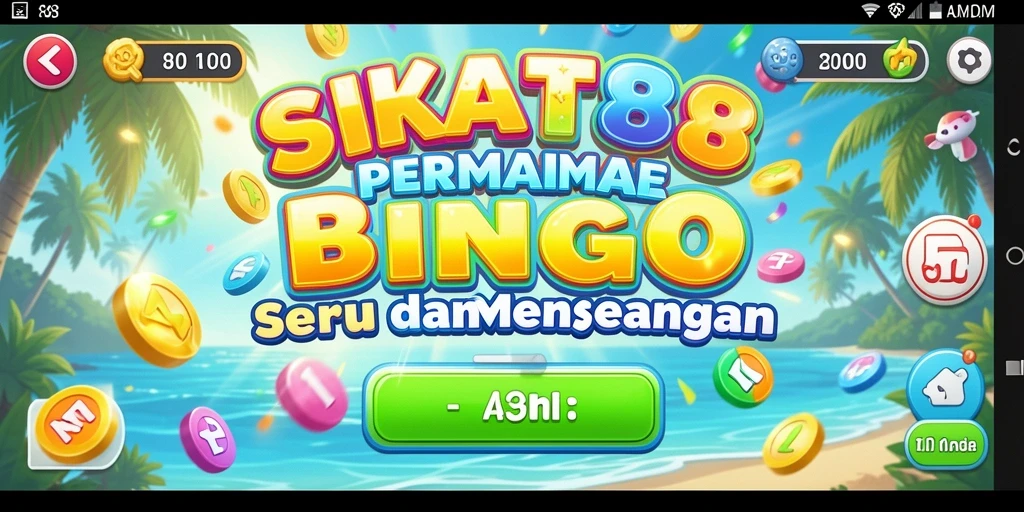 Tampilan gameplay seru SIKAT88 di aplikasi Bingo.