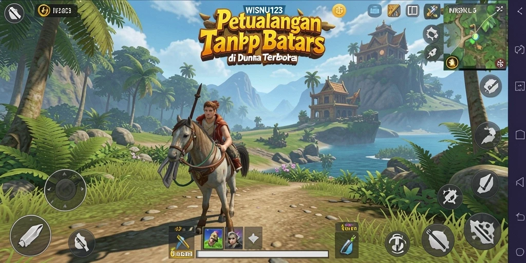 Gameplay dinamis dengan eksplorasi dunia terbuka yang menakjubkan